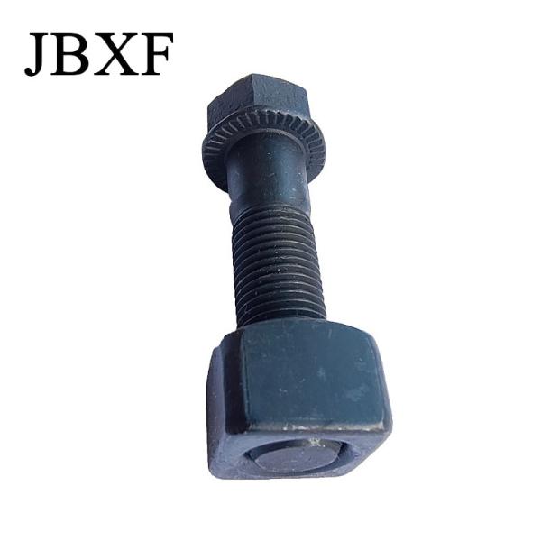 Buy DIN Standard Track Bolt with 30-100mm Metric Thread Length in Carbon Steel at wholesale prices