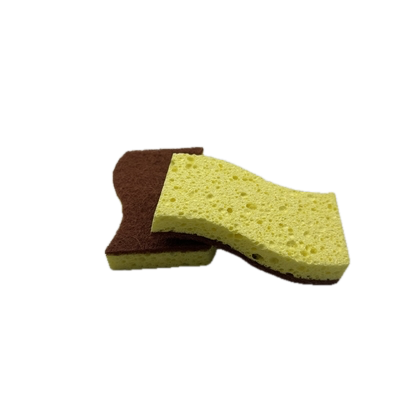 Magic Double-Sided Wood Pulp Kitchen Sponge for Dishwashing