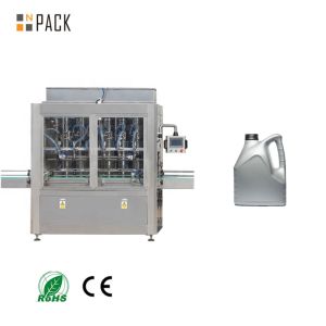 Automatic High Accuracy Piston Gear Engine Oil Bottle Filling Machine for 1-5L