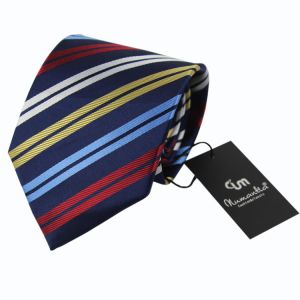 colorful silk necktie