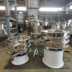 Small Circular Vibratory Screening Machine Mechanical Screen Powder Granules
