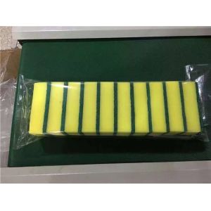 Automatic Feeding System kitchen scouring sponge Packing Machine scrubber