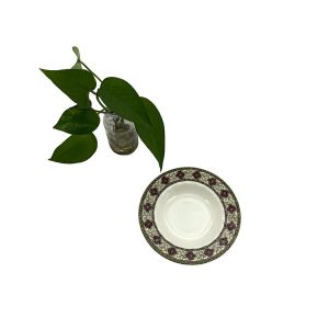 China Ripple Restaurant Melamine Salad Plate Dinnerware Durable Round on sale