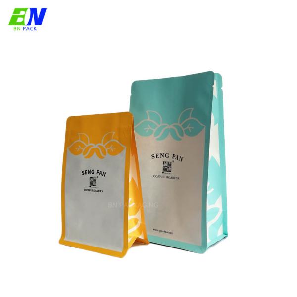 OEM Kraft Power Flat Bottom Pouch Box Pouch Bag With Window