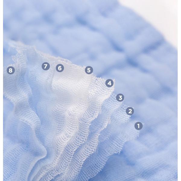 Eight Layers 100 Cotton Gauze Fabric For Swaddling Skin Friendly