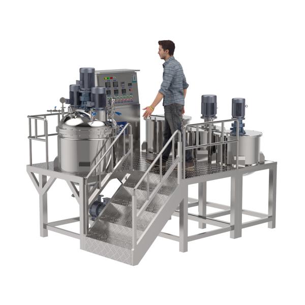 Buy Stainless Steel Washing Liquid Homogenizer Cosmetic Cream Mixing Machine at wholesale prices