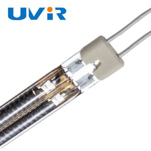 Gold Coated Quartz Twin Tube Carbon Infrared Emitter 15x33mm