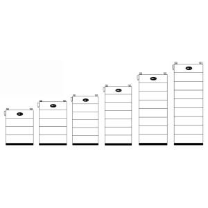 Home Solar Storage Battery With BMS Protection Stackable Design