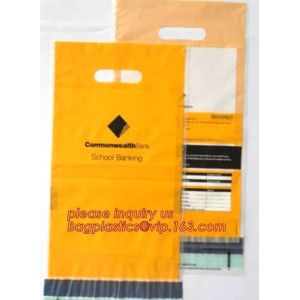 China Document safe tamper proof bank deposit bag, Steb Plastic Money Pe Bank Deposit Coin Security Pouch Bags With Seal For C on sale