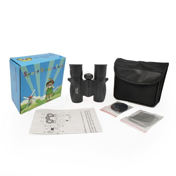 Scokvision - Black Educational Binoculars For Children, 6x21, 8x21, 10x22