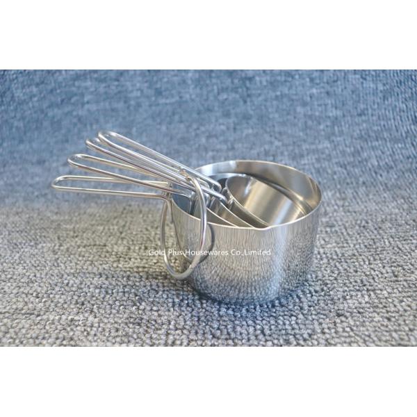 Buy 80ml High quality custom multicolor measuring spoon sets stainless steel 4 pcs kitchen cooking baking measuring cups at wholesale prices