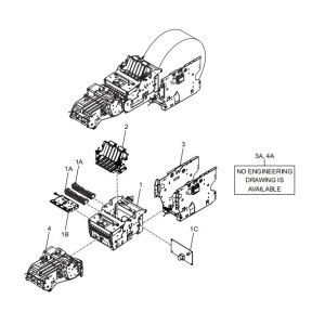 Quality ATM Spare Parts STIRLING 2ST RECEIPT PRINTER (DUAL ROLL) for sale
