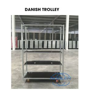 Waterproof Durable Danish Flower Trolley Efficient Plant Transport