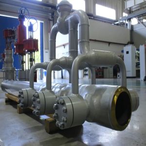 Natural Gas Pressure Reducing Station Module PRV Steam Desuperheating and