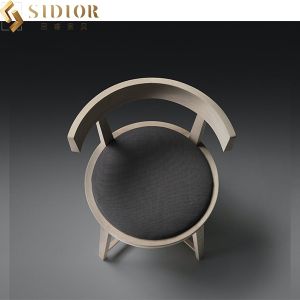 Modern Ergonomic Solid Wood Leg Dining Chair Dining Room Furniture