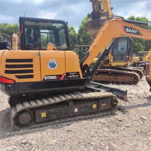 Easy Maintenance Efficient Sany SY60C Excavator Used Construction Machinery