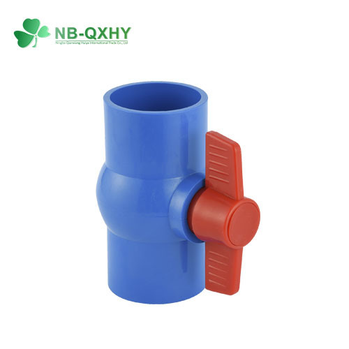 Blue Body PVC Ball Valve Socket Compact Ball Valve for Thailand