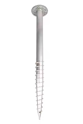Quality Sturdy Galvanized Helical Ground Piles For Temporary And Permanent Uses for sale