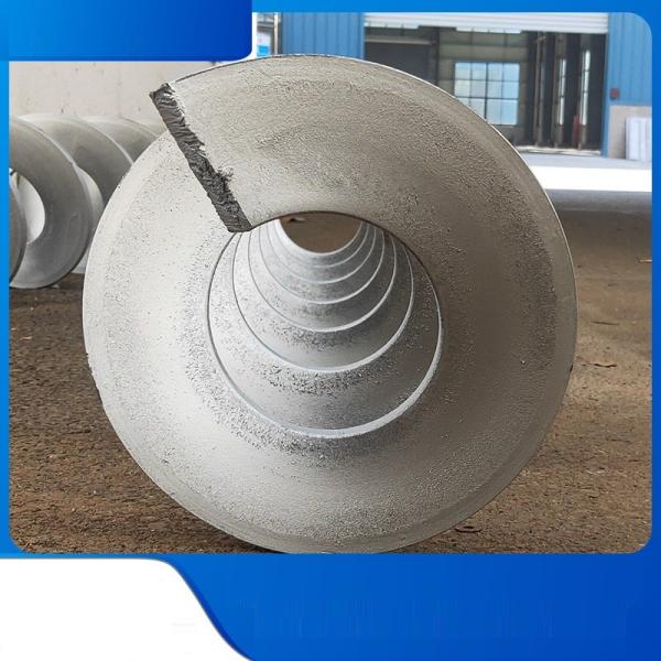 Shaftless Auger Screw Conveyor In Manufacturing Plant