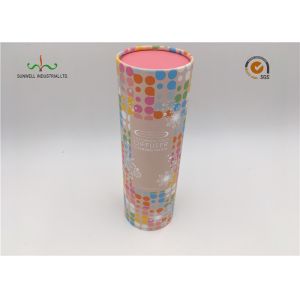 OEM Food Grade Cardboard Cylinder Tubes , Promotion Paper Tube Packaging