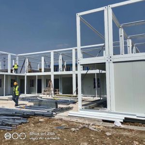 Modular Prefabricated Container House with Steel Frame and Sandwich Panel