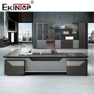 Modern Commercial Furniture Executive Office Desk With Storage Space