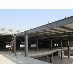 Prefab Steel Structure Warehouse with Sandwich Panel Walls and Roof