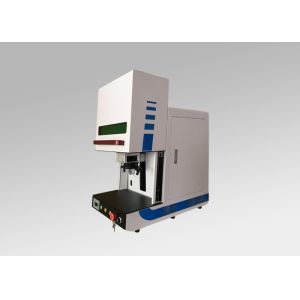 Mini Table Type Metal Laser Fiber Marking Machine With Full Enclosed Cover