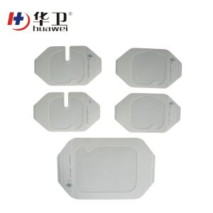 Medical I.V. catheter nonwoven dressing for fixing cannula