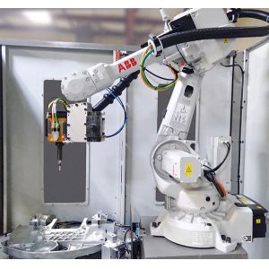 6 Axis Welding Robot Arm ABB IRB-2600/12-1.65 Welding Robot With Megmeet Power