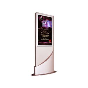 Metal Free Standing Ipad Kiosk With Multi Points Capacity Touch Screen