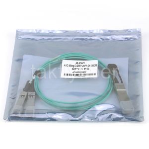 AOC Cable 40G QSFP+ to 2SFP+ 3M-30M 40G to 2*10G Breakout Active Optical Cable