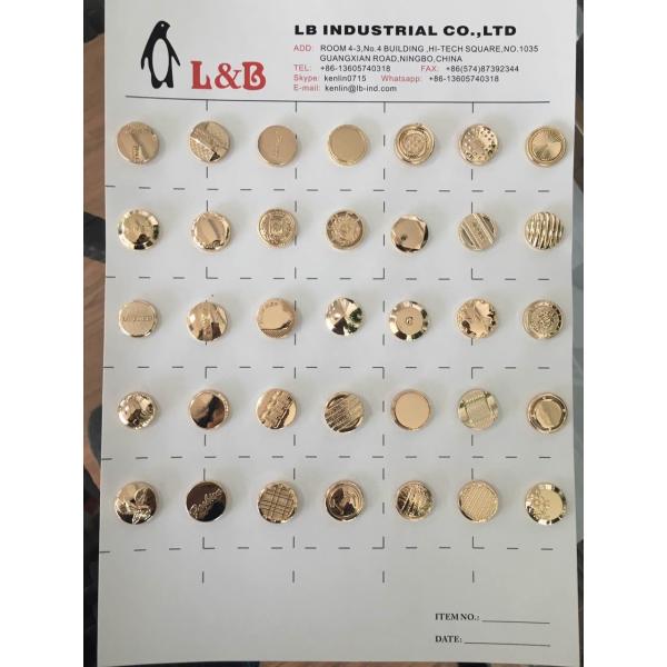 Wholesale High Quality Custom brand engrave logo Zinc Alloy Button Metal For Jeans