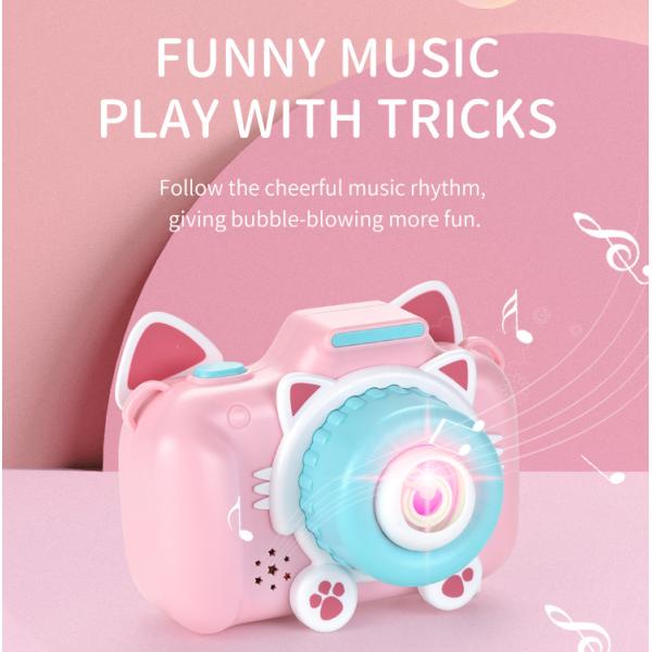 Kingda Age 3 Water Sprinkler Toys , ABS 50ml Bubble Blowing Machine