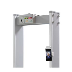 Face Recognition Walk Through Temperature Scanner Infrared Body For Hospital