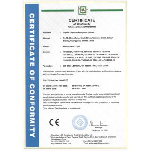 Guangzhou Fleon lighting Certifications
