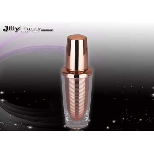 PMMA Shell Is Transparent Plastic Lotion Bottles With Copper