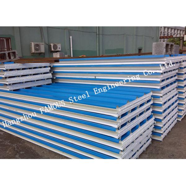 Buy Corrugated Waterproof 50mm EPS Sandwich Wall Panels at wholesale prices