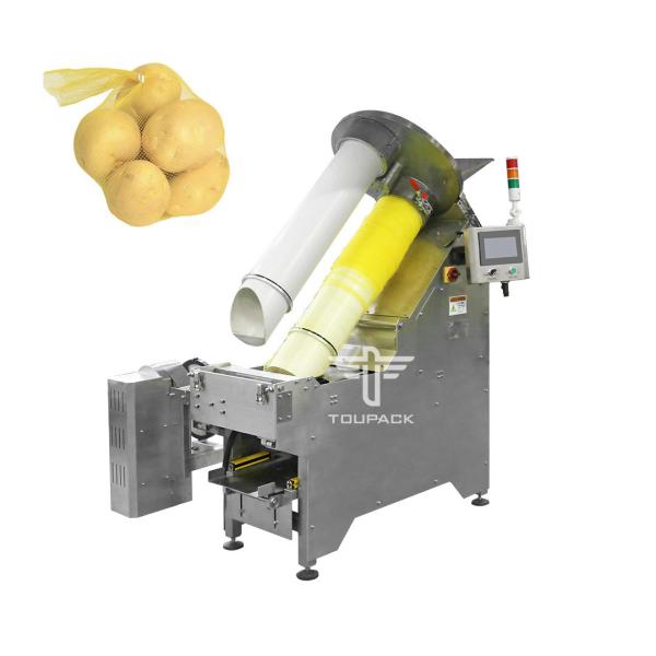 Buy Fully Automatic Mesh Net Bag Packing Machine For Potato Manual Setting at wholesale prices