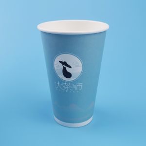Customized 9Oz FDA Tested Food Grade Thick Paper Cups