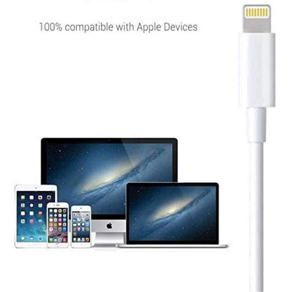 TPE Lightning IPhone Charger Cable 2.4A , 6FT Lightning To USB Cable For IPhone 12 11 Pro Max Xs