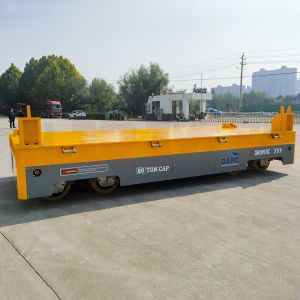 Quality 80 Tons Heavy-Duty Customized Tooling Trackless Transfer Cart for sale