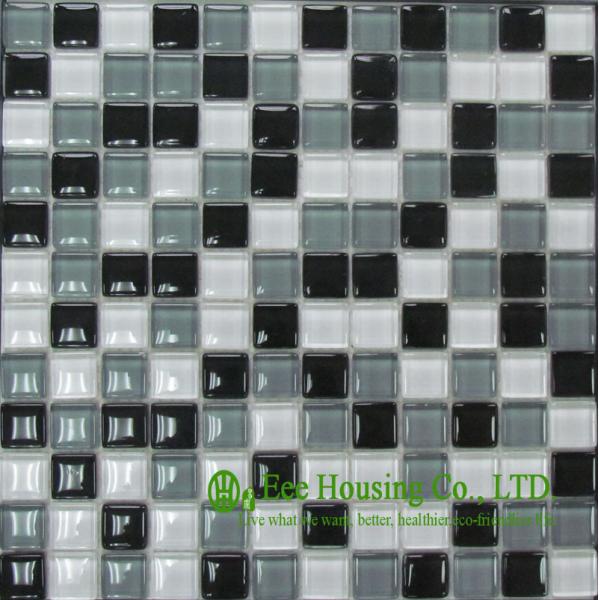 Anti-dust 300mm*300mm Glass Crystal Mosaic Tile for House Decoration,Fade