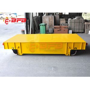 20m/Min Q235 Mould Flatbed Trailer Rail Transfer Cart