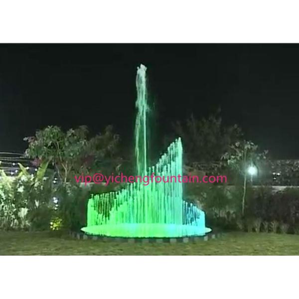 Musical Up Down Spray Water Fountain Project With RGB LED Color Changing 2 Rings