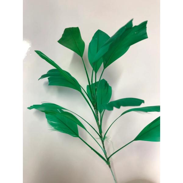 15*30 cm Goose Feather Flower Mount with Wire Accessory Sell