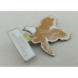 NYPS Soft Enamel Pin By Die Stamped With Iron Material And Black Nickel