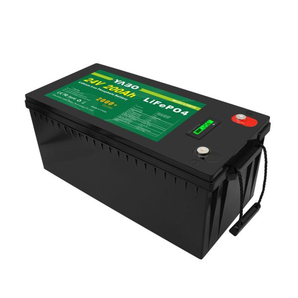 Buy Lithium Ion 24v 200ah RV Lifepo4 Battery Rechargeable Long Life at wholesale prices