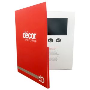 CMYK Printing Video Monitor Case Folder for Customer Requirements