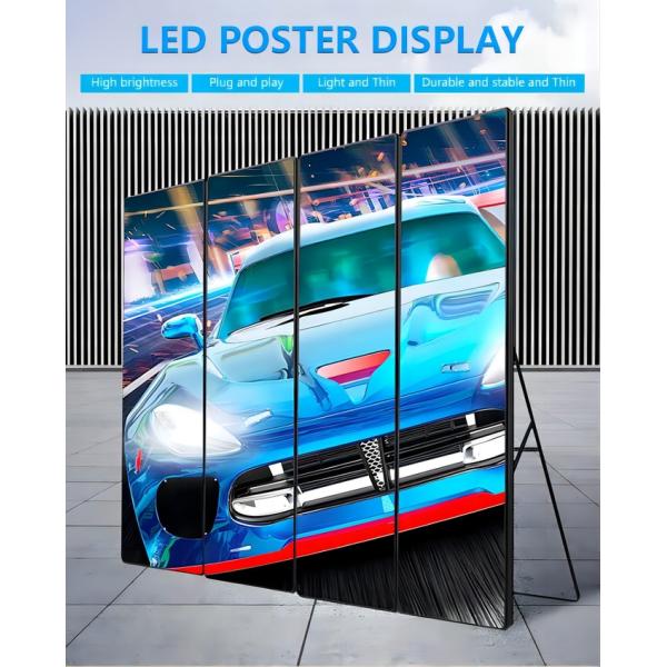 Outdoor Indoor Creative LED Display Screen Digital LED Poster 3840Hz